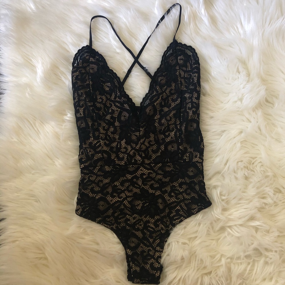 Lace detail bodysuit
